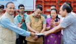 बाढी प्रभावित क्षेत्रका लागि भारतले नेपाललाई ७० मिटर लामो बेलिब्रिज दियो